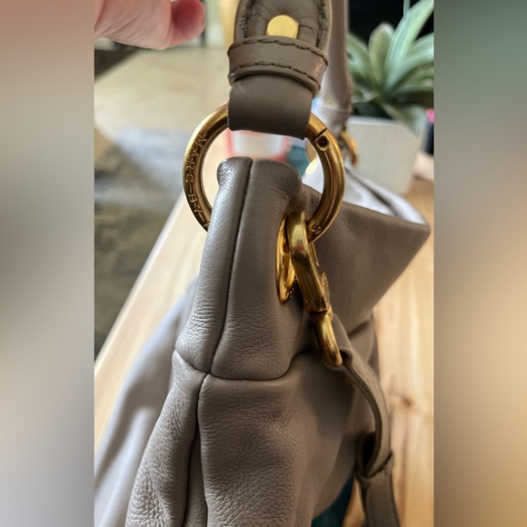 Marc by Marc Jacobs Classic Q Hillier Taupe Hobo Crossbody Bag - Picture 6 of 12